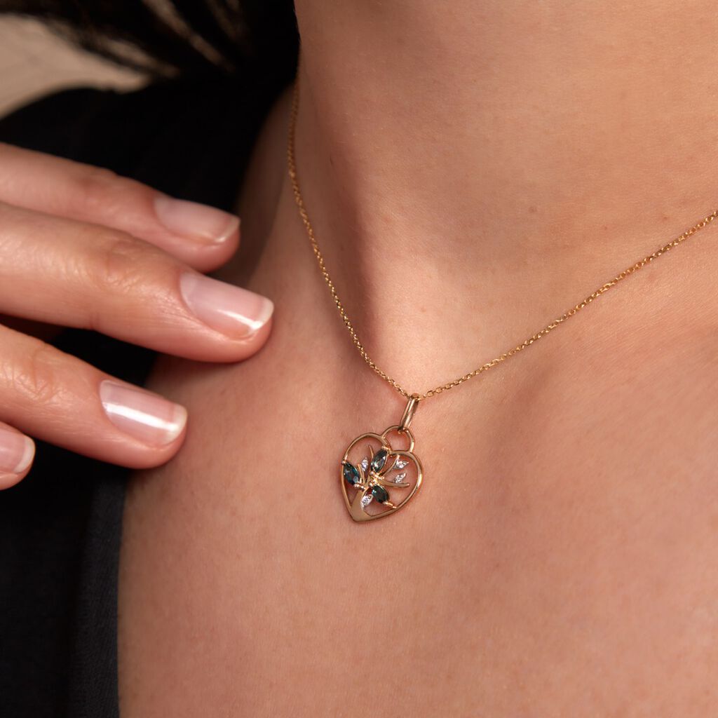 Pendentif Baylee Or Jaune Topaze Oxyde De Zirconium - Pendentifs Femme | Histoire d’Or