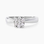 Bague Solitaire Artemis Or Blanc Diamant - Bagues solitaires Femme | Histoire d&rsquo;Or