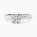 Bague Solitaire Artemis Or Blanc Diamant - Bagues solitaires Femme | Histoire d’Or