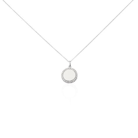 Collier Corazon1 Argent Blanc Oxyde De Zirconium - Colliers fantaisie Femme | Histoire d’Or