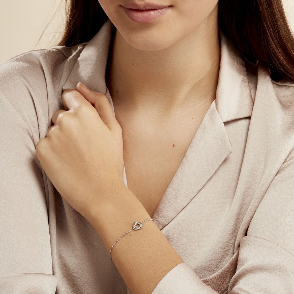 Bracelet Kaelya Argent Blanc - Bracelets Femme | Histoire d’Or