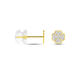 Boucles D'oreilles Puces Or Jaune Gontranie - Clous d'oreilles Femme | Histoire d’Or