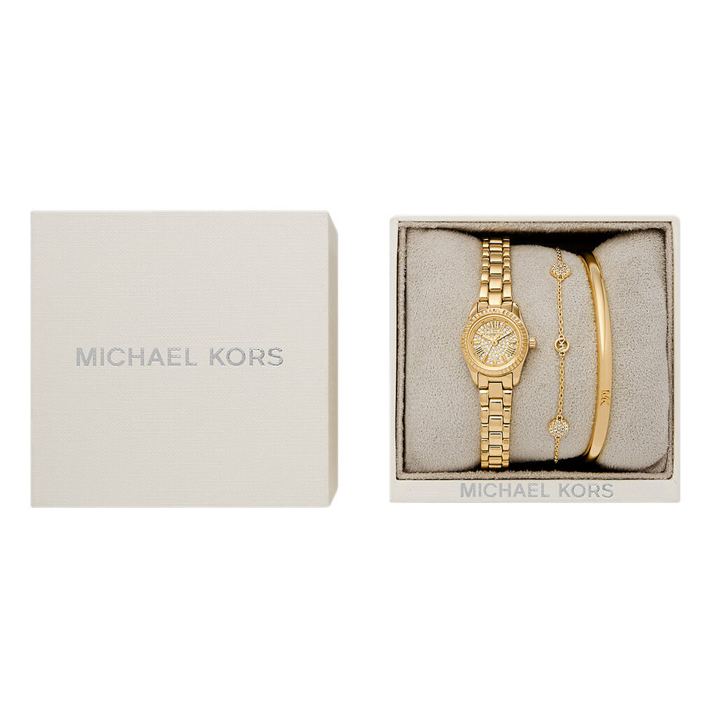 Coffret De Montre Michael Kors Micro Lexington Dor&eacute; - F&ecirc;te des m&egrave;res Femme | Histoire d&rsquo;Or