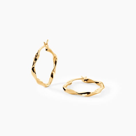 Cr&eacute;oles Kayode Or Jaune - Boucles d'oreilles cr&eacute;oles Femme | Histoire d&rsquo;Or