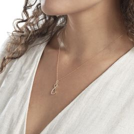 Pendentif Breval Or Jaune Oxydes De Zirconium - Pendentifs Femme | Histoire d’Or