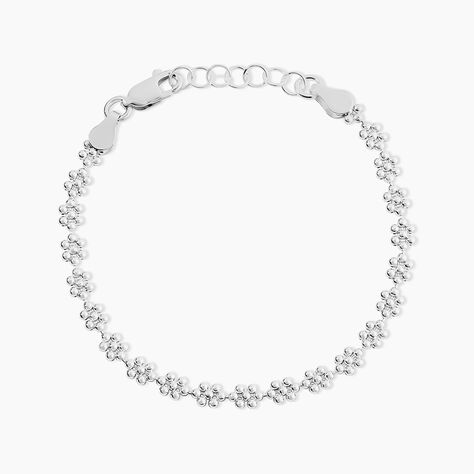 Bracelet Ashlee Argent Blanc - Bracelets Femme | Histoire d&rsquo;Or