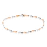 Bracelet Izar Torsadee Or Bicolore - Bracelets Femme | Histoire d&rsquo;Or