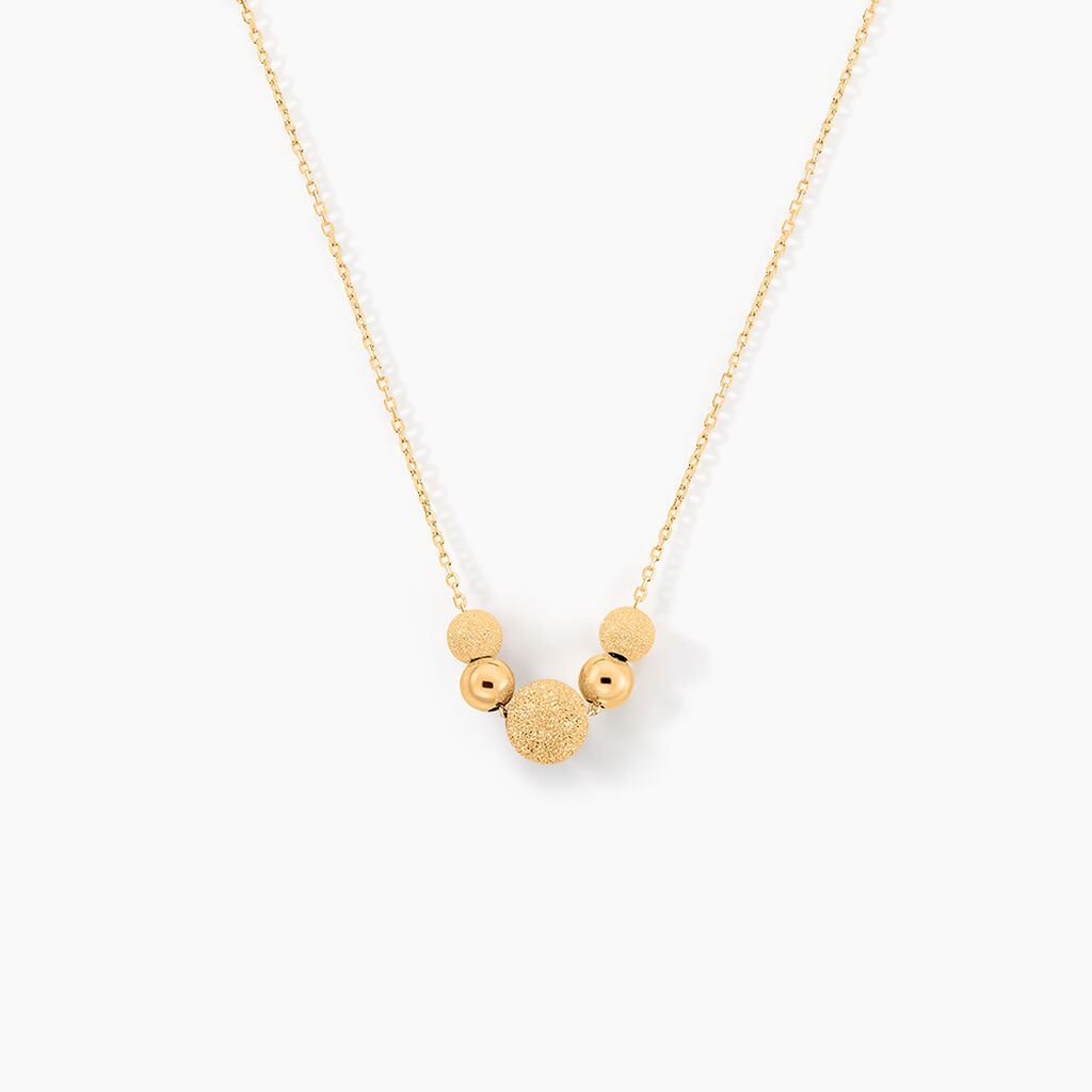Collier Andrienne Or Jaune - Bijoux sans pierre Femme | Histoire d&rsquo;Or