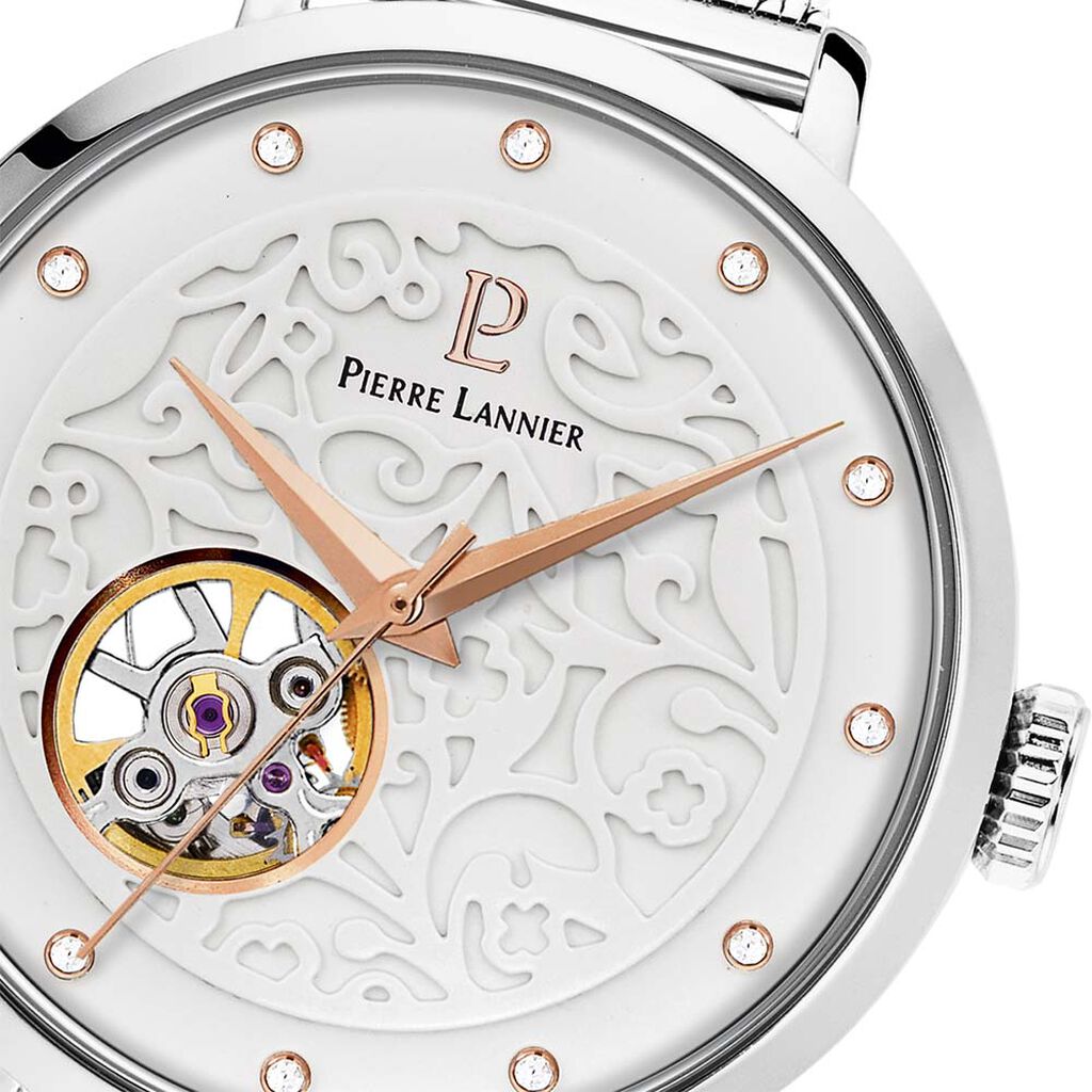 Montre Pierre Lannier Eolia Blanc - Montres Femme | Histoire d’Or