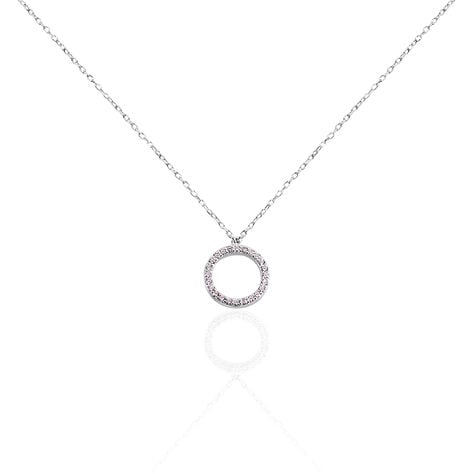 Collier Ambroisie Argent Blanc Oxyde De Zirconium - Colliers fantaisie Femme | Histoire d’Or