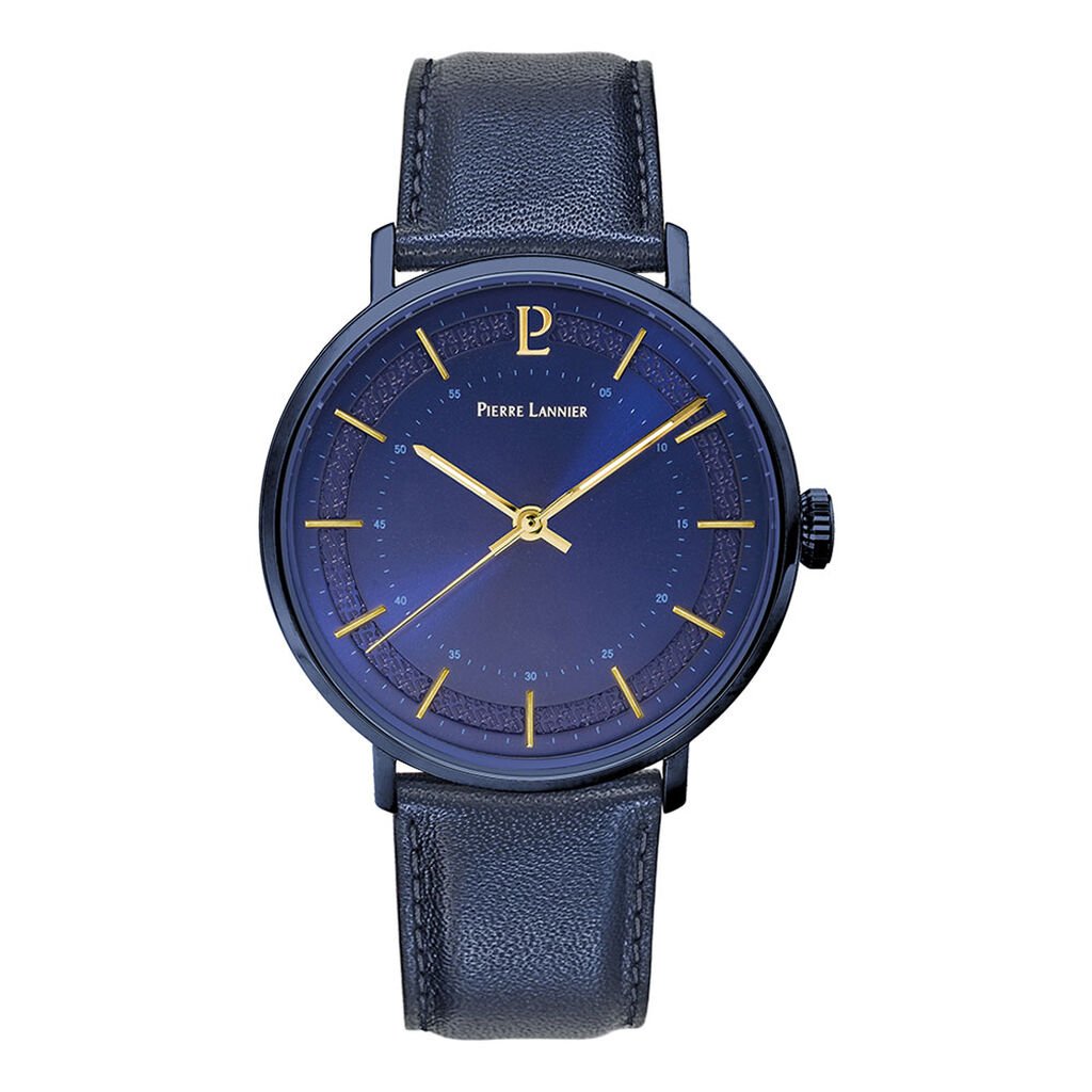 Montre Pierre Lannier Gaius Bleu