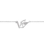 Bracelet Origami Argent Blanc Oxyde De Zirconium - Bracelets Femme | Histoire d&rsquo;Or
