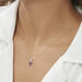 Collier Clothilde Or Jaune Amethyste Et Oxyde De Zirconium - Colliers Coeur Femme | Histoire d’Or