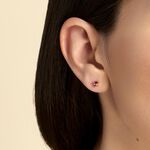 Boucle D'oreille Puce Unitaire Plaqu&eacute; Or Jaune Juhana Oxydes - Boucles d'oreilles fantaisie Femme | Histoire d&rsquo;Or