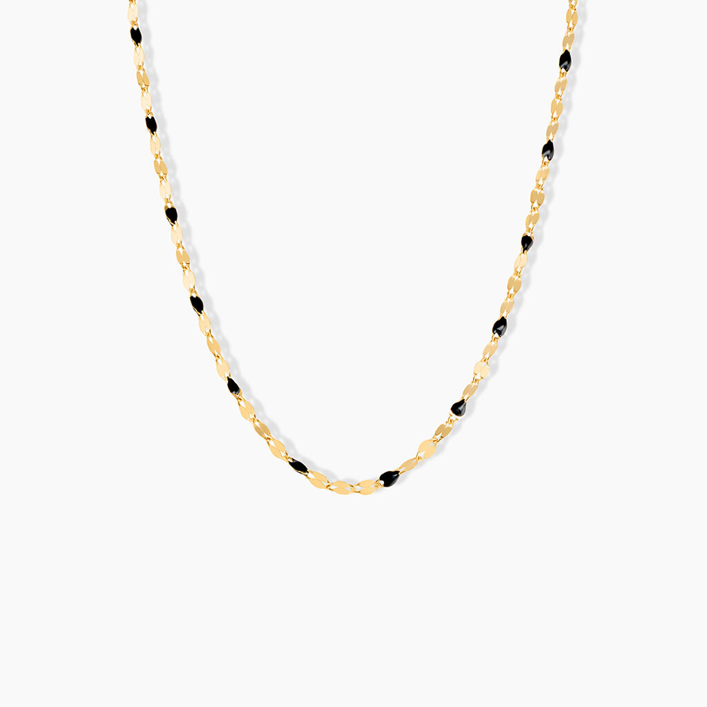 Collier Asteria Argent Dor&eacute; A L'Or 750/1000 - Bijoux sans pierre Femme | Histoire d&rsquo;Or