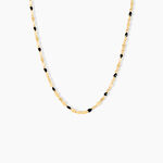 Collier Asteria Argent Dor&eacute; A L'Or 750/1000 - Bijoux sans pierre Femme | Histoire d&rsquo;Or