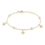 Cha&icirc;ne De Cheville Lenka Plaqu&eacute; Or Jaune Oxyde De Zirconium - Cha&icirc;nes de cheville Femme | Histoire d&rsquo;Or