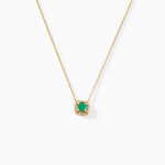 Collier Cosimo Or Jaune Emeraude Diamant - Colliers Femme | Histoire d&rsquo;Or
