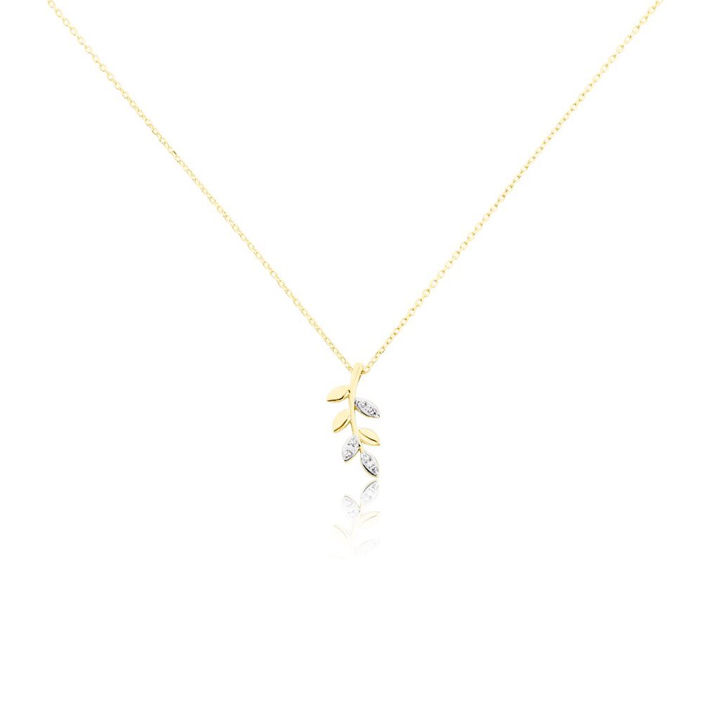 Collier Palmiro Or Jaune Diamant