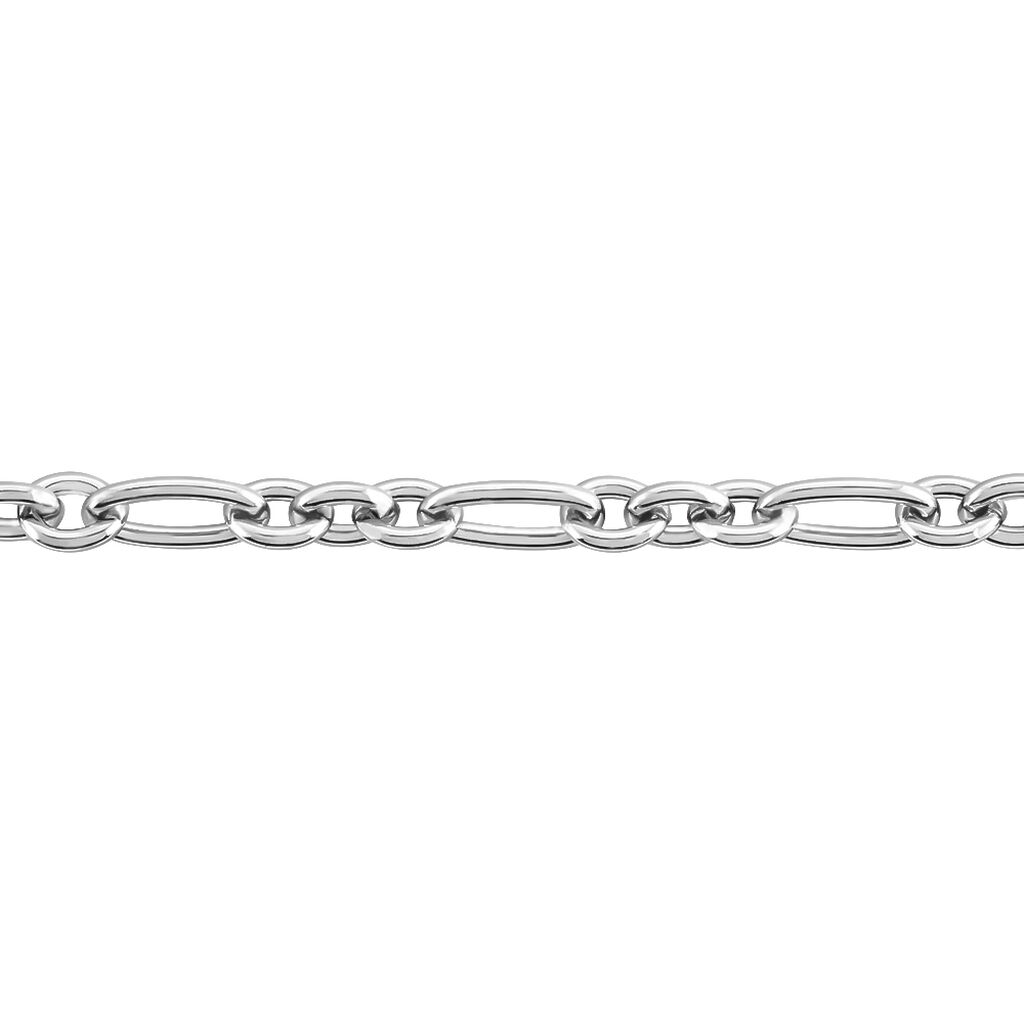 Bracelet Maille Camiorica Argent Blanc - Bracelets chaîne Femme | Histoire d’Or