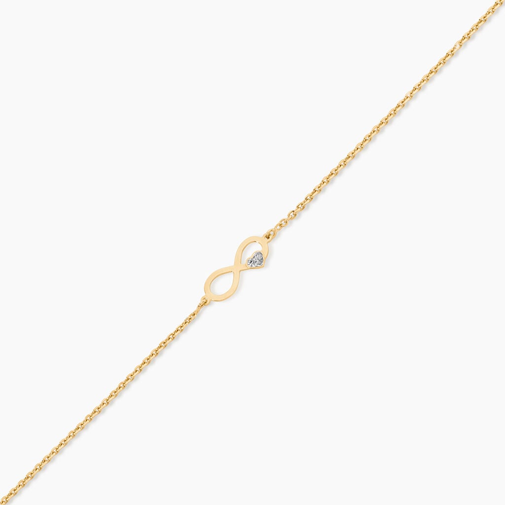 Bracelet Solemnia Argent Dor&eacute; A L'Or 750/1000 - F&ecirc;te des m&egrave;res Femme | Histoire d&rsquo;Or