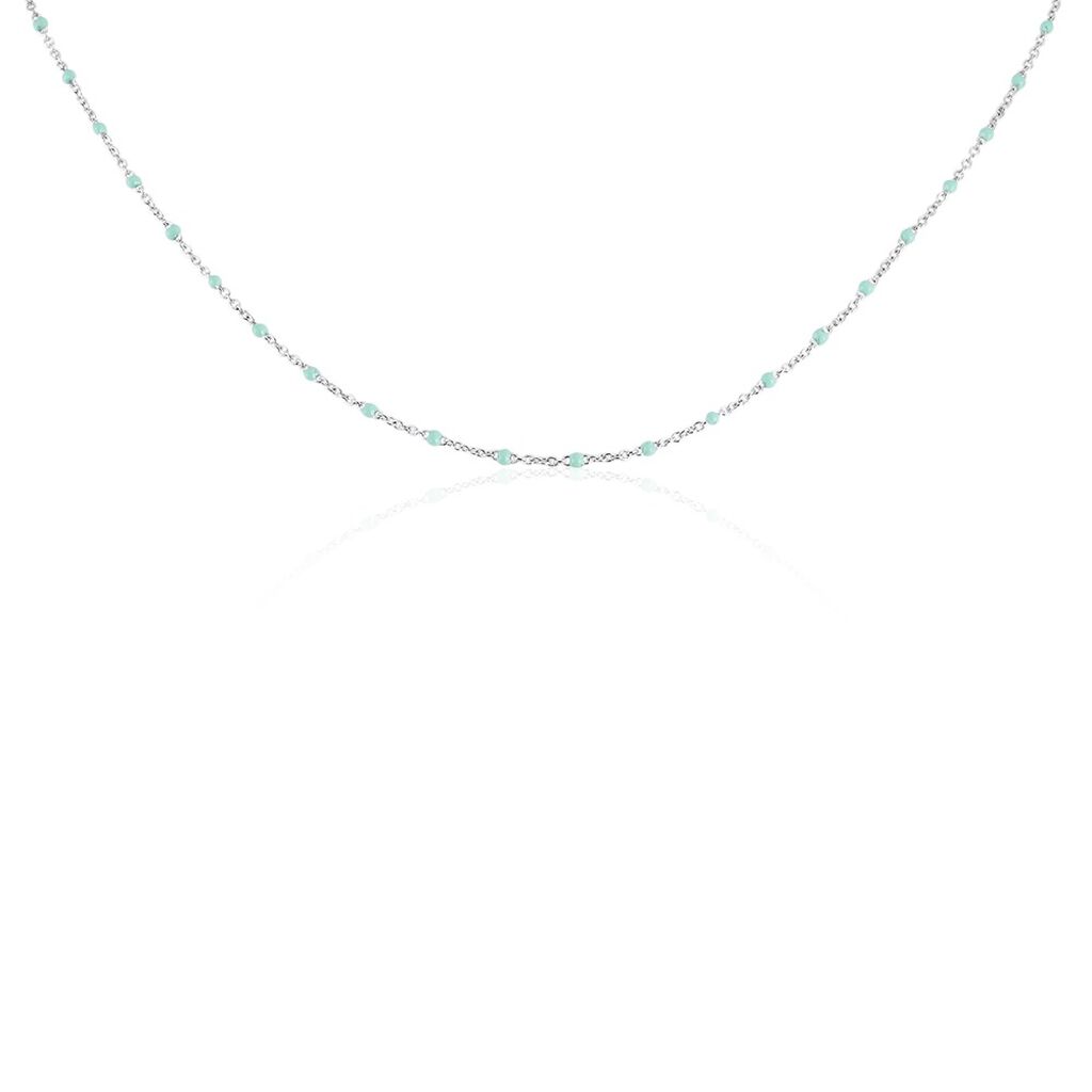 Collier Argent Polka