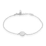 Bracelet Tam Argent Blanc - Bracelets Femme | Histoire d&rsquo;Or