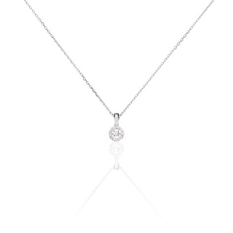 Collier Domitia Or Blanc Diamant - Colliers Femme | Histoire d’Or