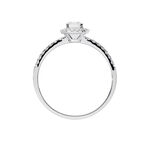 Bague Solitaire Lena Or Blanc Diamant - Bagues solitaires Femme | Histoire d&rsquo;Or