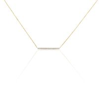 Collier Alayna Or Jaune Diamant