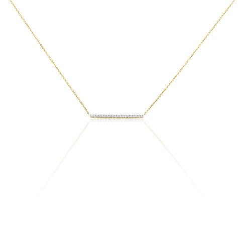 Collier Alayna Or Jaune Diamant - Colliers Femme | Histoire d’Or