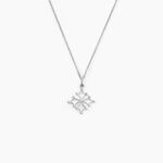 Pendentif Dajo Or Blanc - Pendentifs Bapt&ecirc;me Famille | Histoire d&rsquo;Or