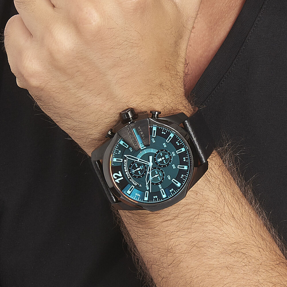 Montre diesel mega chief noir shop