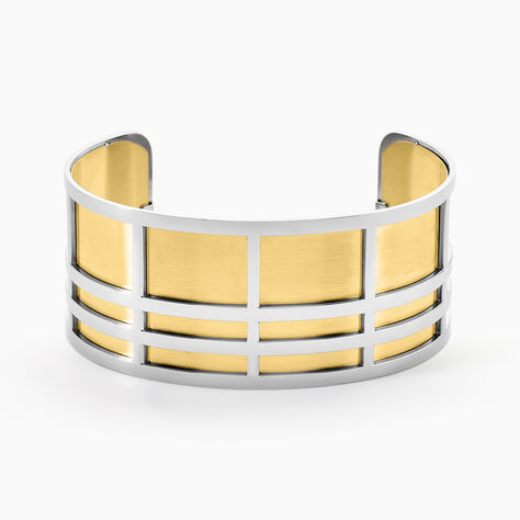 Bracelet Jonc Andria Acier Blanc - Bracelets joncs Femme | Histoire d&rsquo;Or