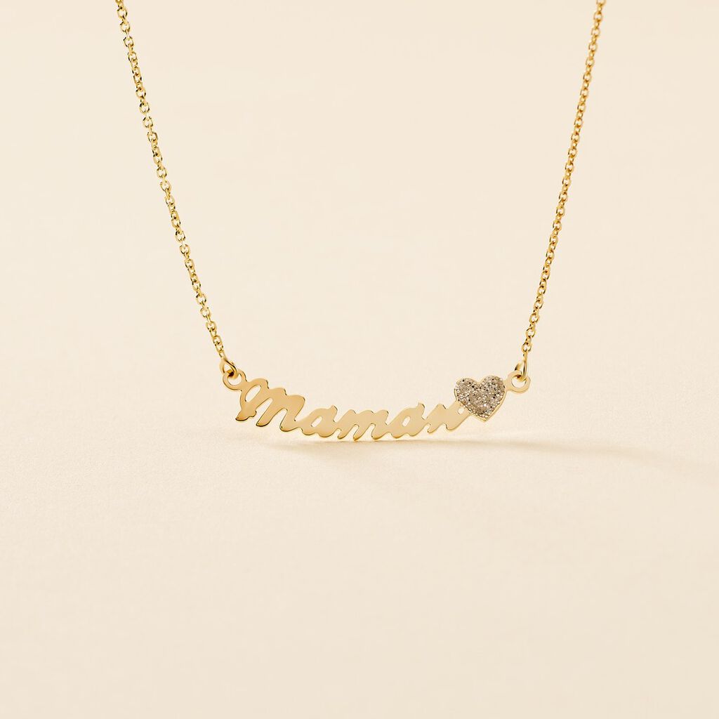Collier Jenna Or Jaune - F&ecirc;te des m&egrave;res Femme | Histoire d&rsquo;Or