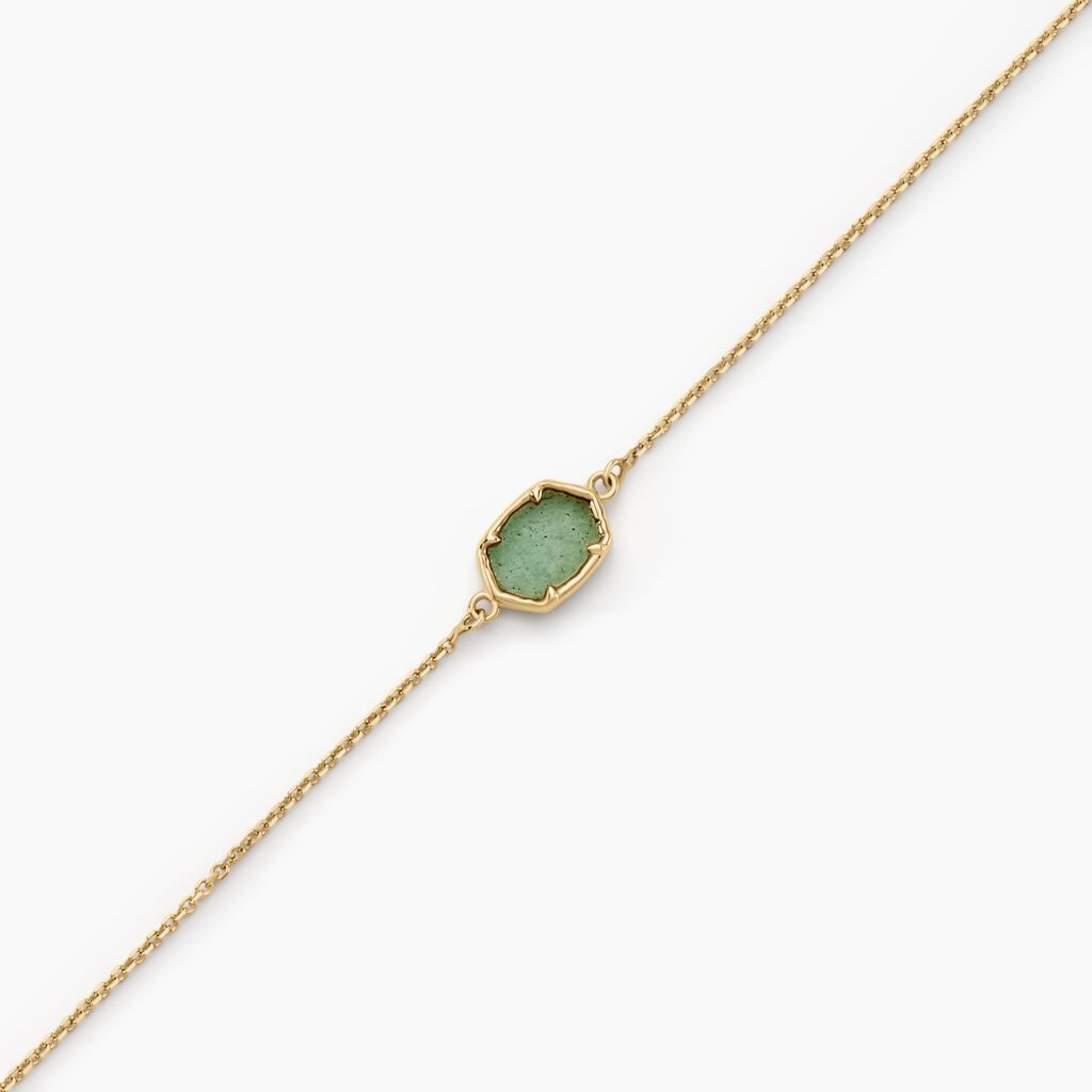 Bracelet Lucky Gems Or Jaune Aventurine - Bracelets Femme | Histoire d&rsquo;Or