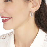 Cr&eacute;oles Ugenie Or Blanc - Boucles d'oreilles cr&eacute;oles Femme | Histoire d&rsquo;Or