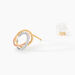 Boucles D'oreilles Puces Amaiur Or Tricolore Oxydes De Zirconium - Clous d'oreilles Femme | Histoire d’Or