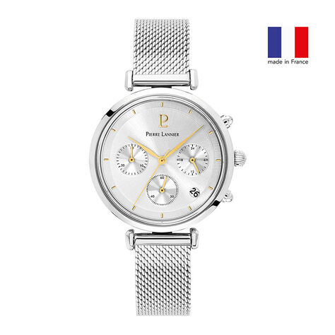 Montre Pierre Lannier Lutecia Argenté - Montres Femme | Histoire d’Or