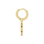 Cr&eacute;ole Unitaire Callistea 5 Plaqu&eacute; Or Jaune Oxyde De Zirconium - Piercings d'oreilles Femme | Histoire d&rsquo;Or