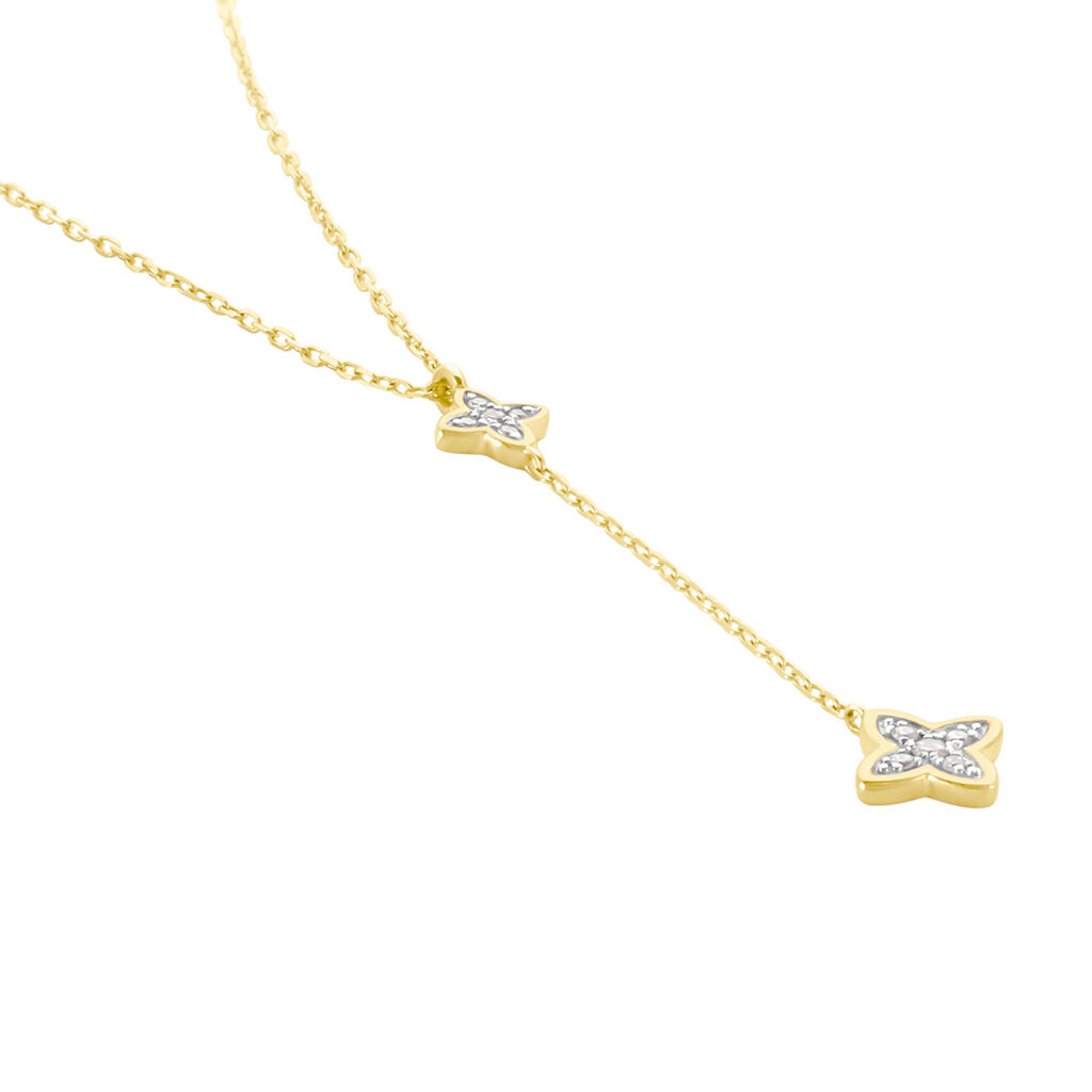 Collier Delicatesse Or Jaune Diamant - Colliers Femme | Histoire d’Or