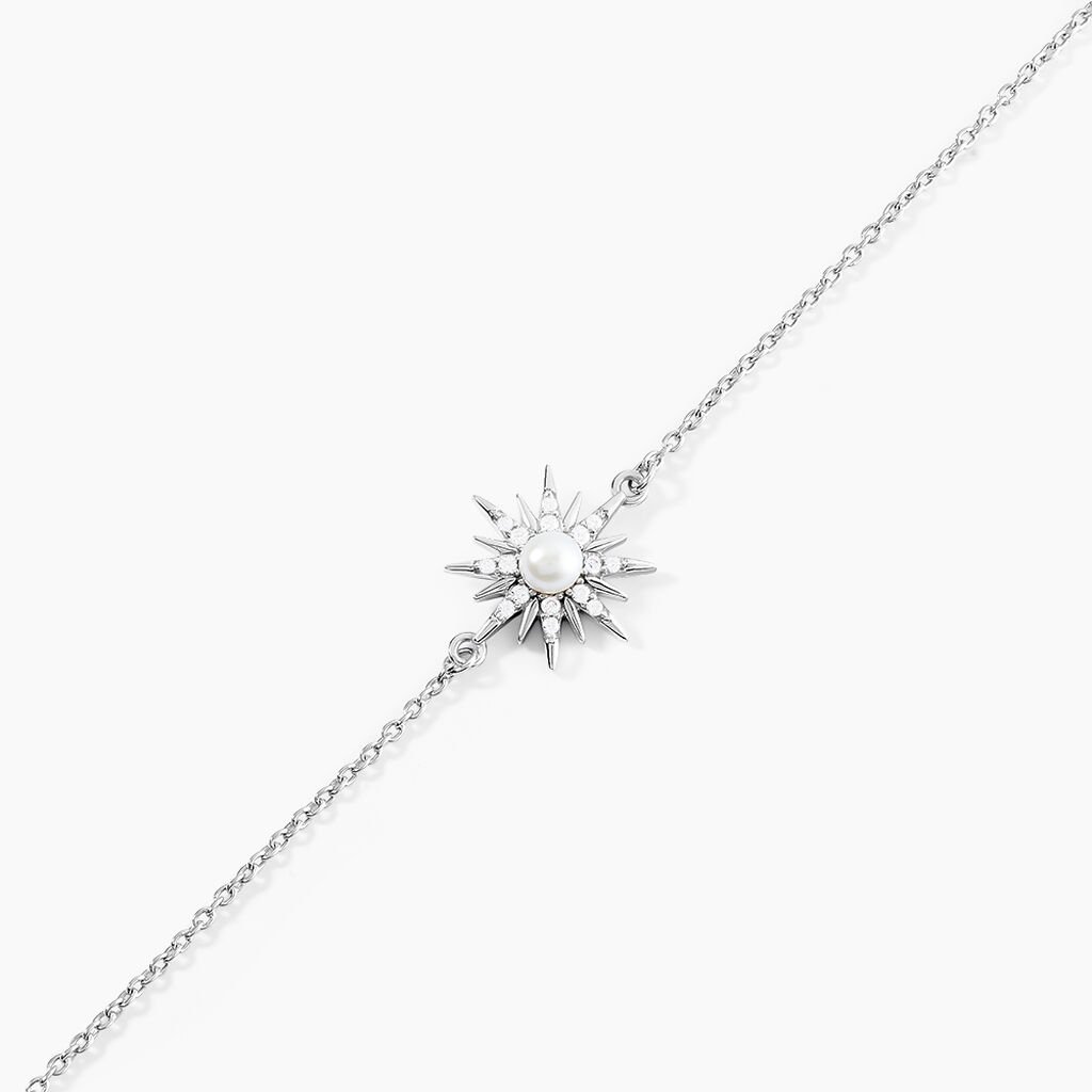 Bracelet Blanca Argent Blanc Perle De Culture - Bracelets Femme | Histoire d&rsquo;Or