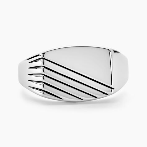 Chevalière Robin Argent Blanc - Chevalières Homme | Histoire d’Or