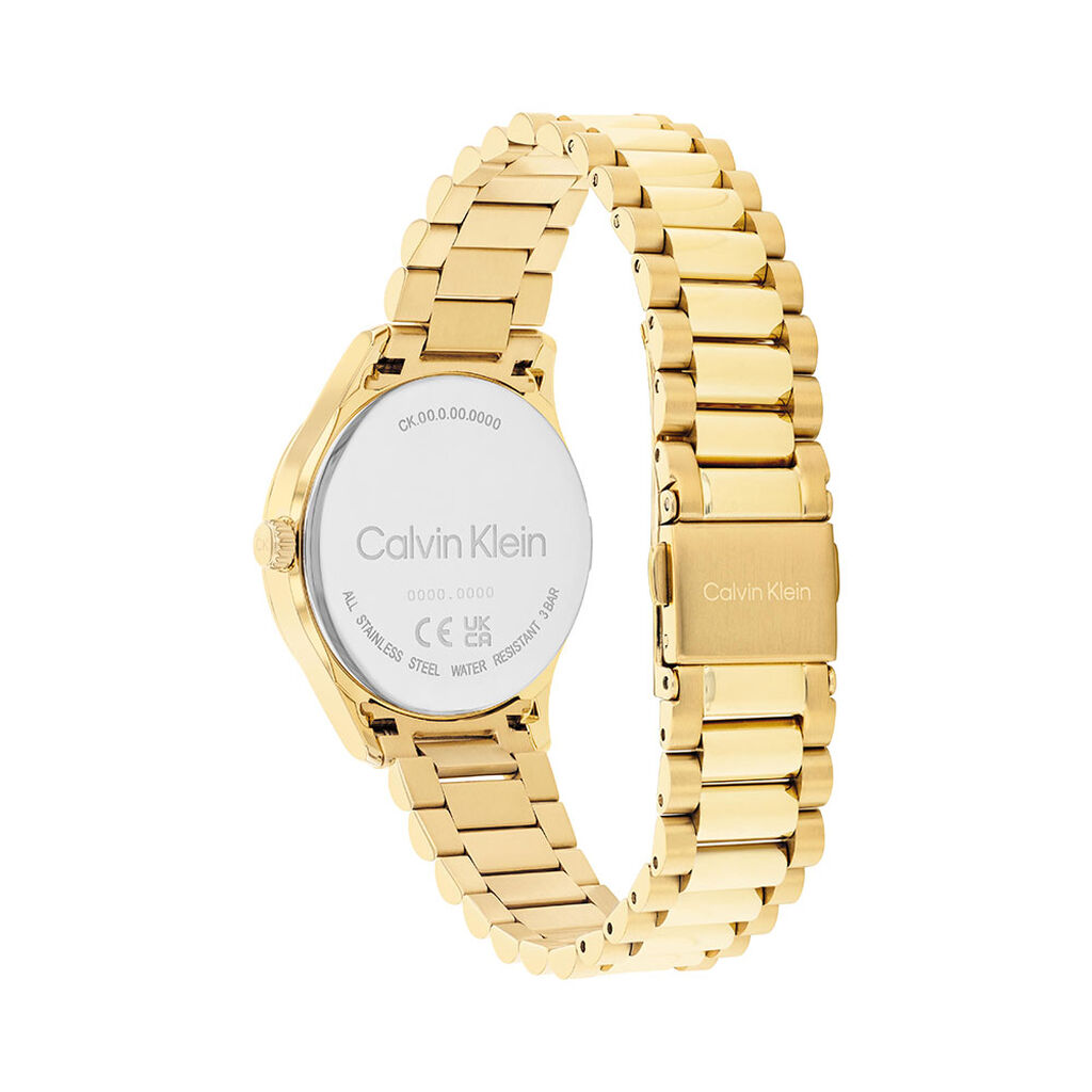 Montre Calvin Klein Iconic Dor&eacute; - Id&eacute;es cadeaux Femme | Histoire d&rsquo;Or
