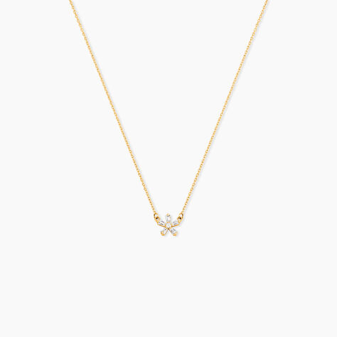 Collier Ilyna Or Jaune Oxyde De Zirconium - Colliers Enfant | Histoire d&rsquo;Or