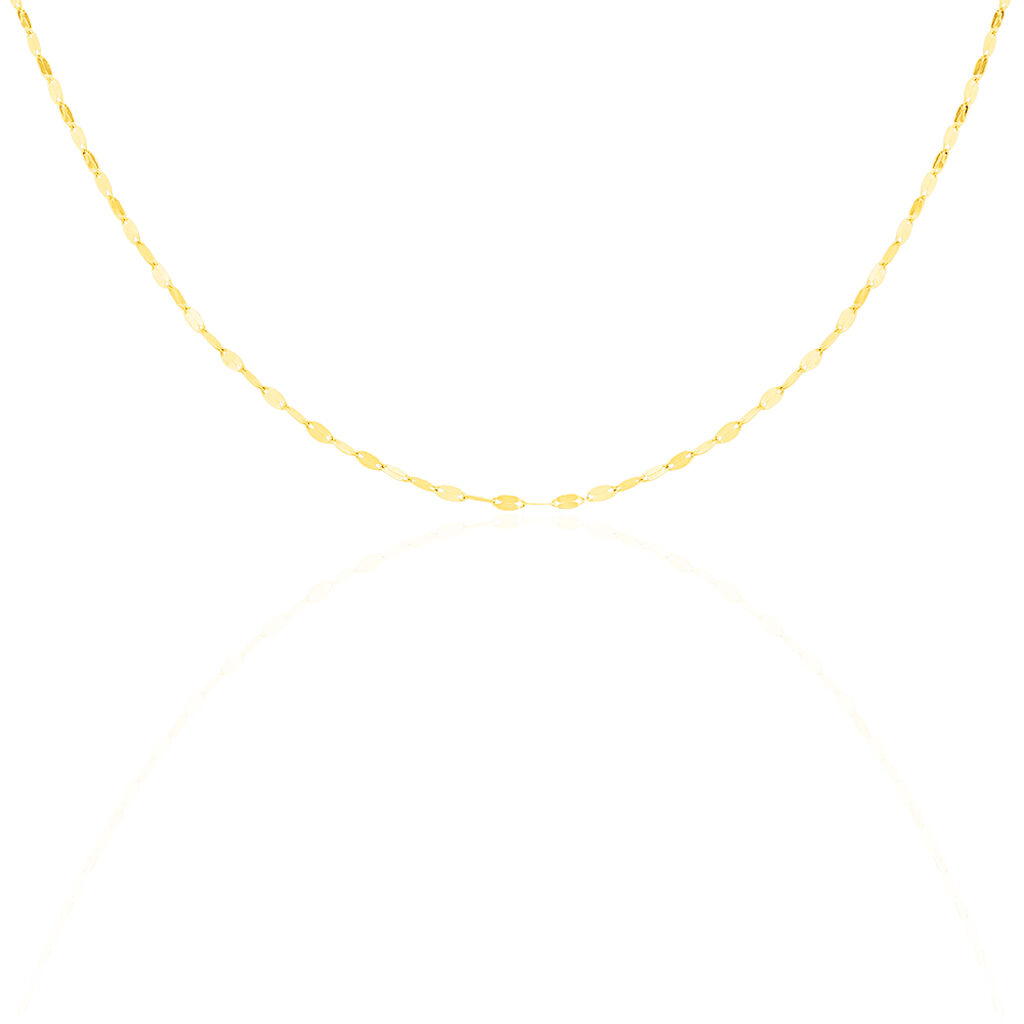 Chaîne Camelie Maille Lumina Or Jaune