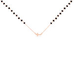 Collier Argent Rose Cirola Croix Vierge - Colliers fantaisie Femme | Histoire d&rsquo;Or