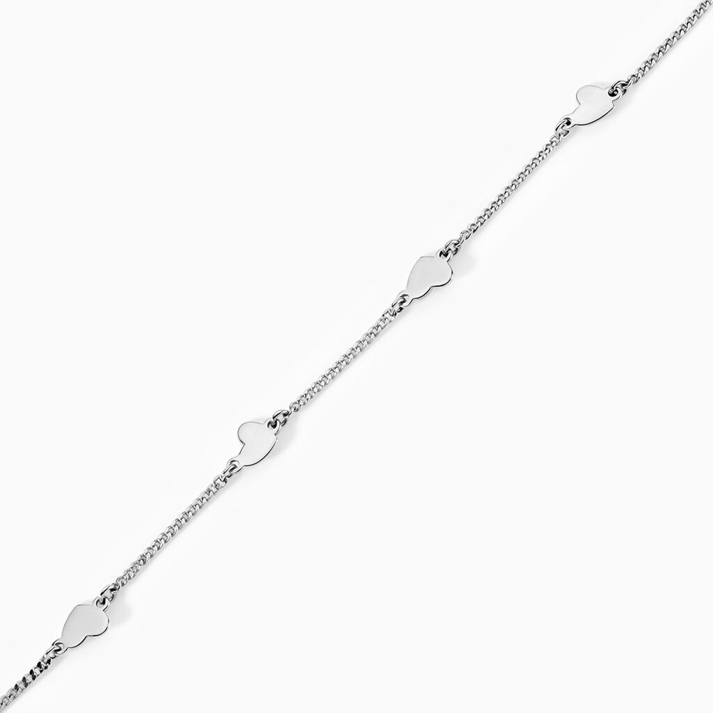 Bracelet Kiss Me Argent Blanc - F&ecirc;te des m&egrave;res Femme | Histoire d&rsquo;Or