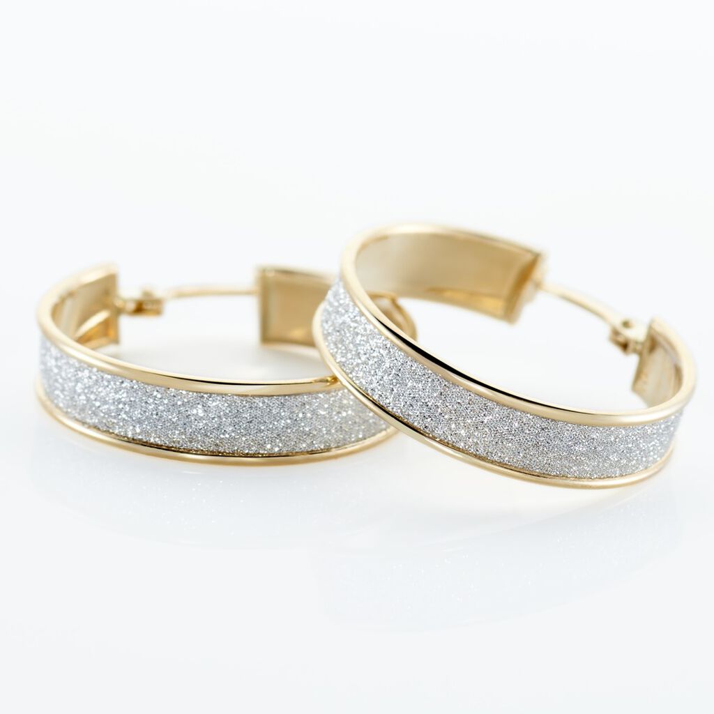 Cr&eacute;oles Lolly Or Jaune - Boucles d'oreilles cr&eacute;oles Femme | Histoire d&rsquo;Or