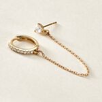 Bijou D'oreille Unitaire Mix And Match Or Jaune Oxyde De Zirconium - Piercings d'oreilles Femme | Histoire d&rsquo;Or